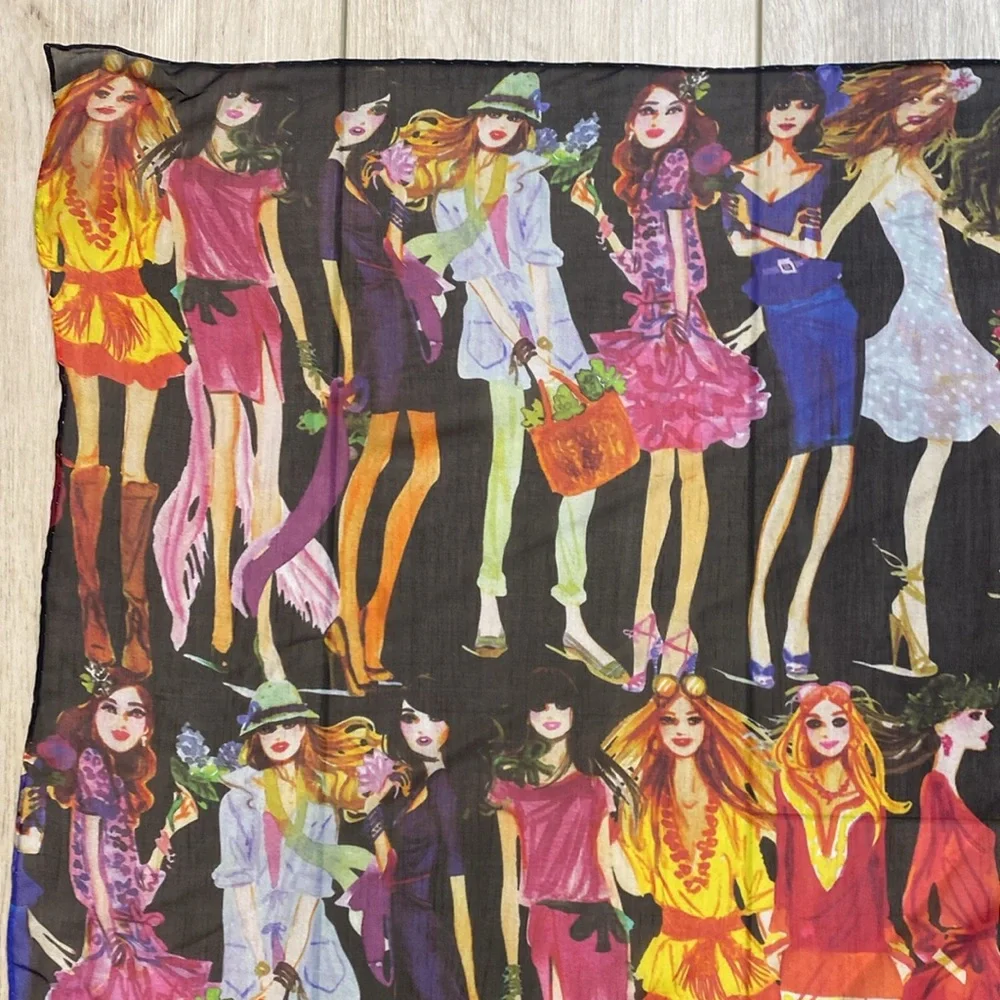 HUGE Ltd Ed. Henri Bendel Izak Girls Scarf‎ Dress